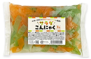 サラダこんにゃく3色ミックス 200g｜サラダ用こんにゃく｜商品一覧